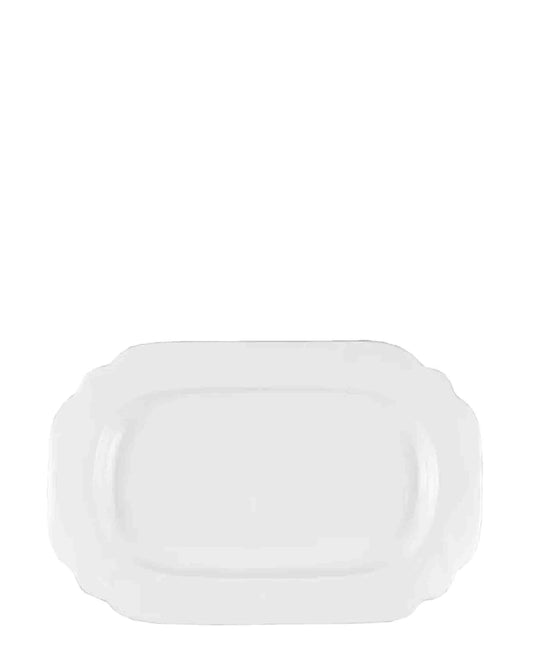 Jenna Clifford Oval Platter - White