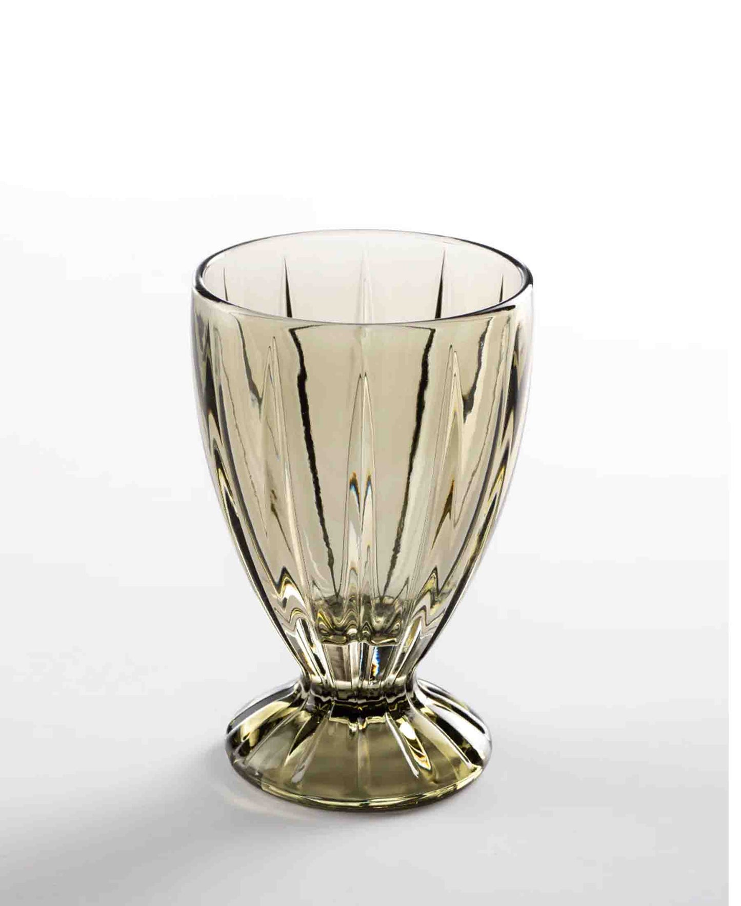 Jenna Clifford Water Goblet Set of 4 - Charcoal