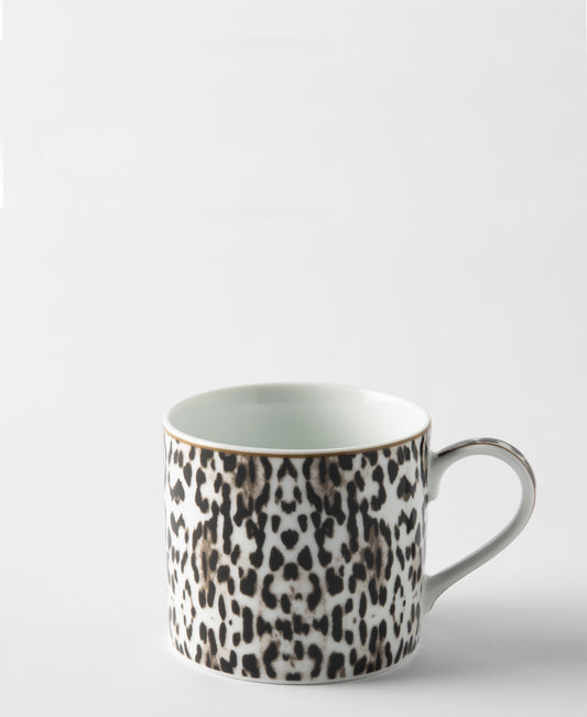 Jenna Clifford Leopard 250ml Mug - White