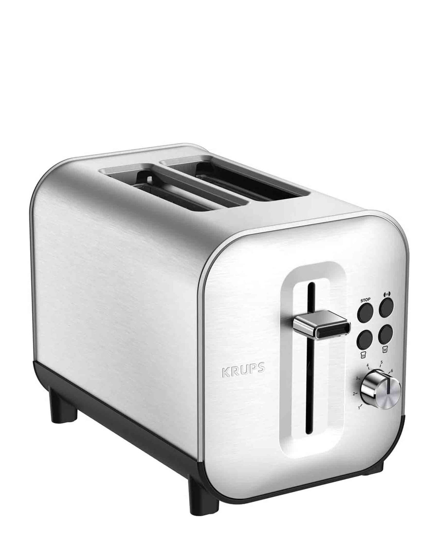 Krups Stainless Steel 2 Slice Toaster 850W - Silver