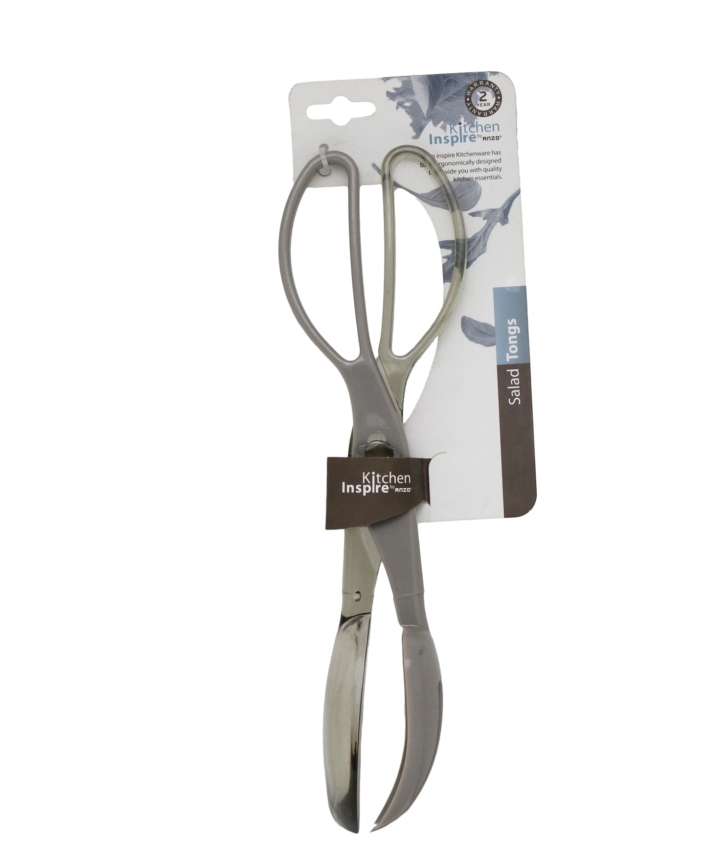 Kitchen Inspire Salad Tongs - Grey