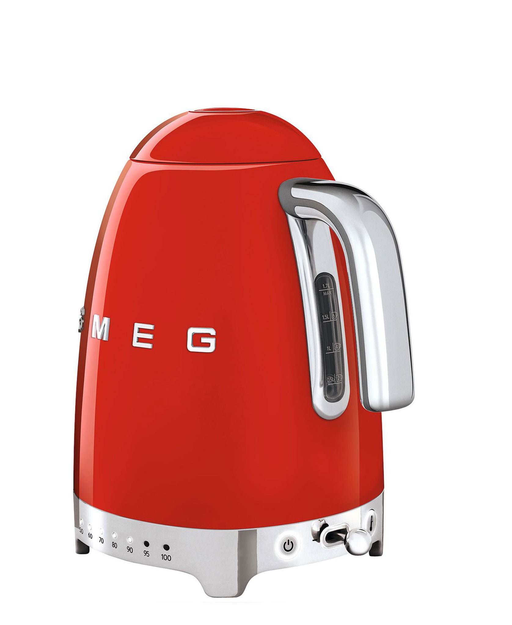 Smeg 50's Style Retro Variable Temperature Kettle - Red