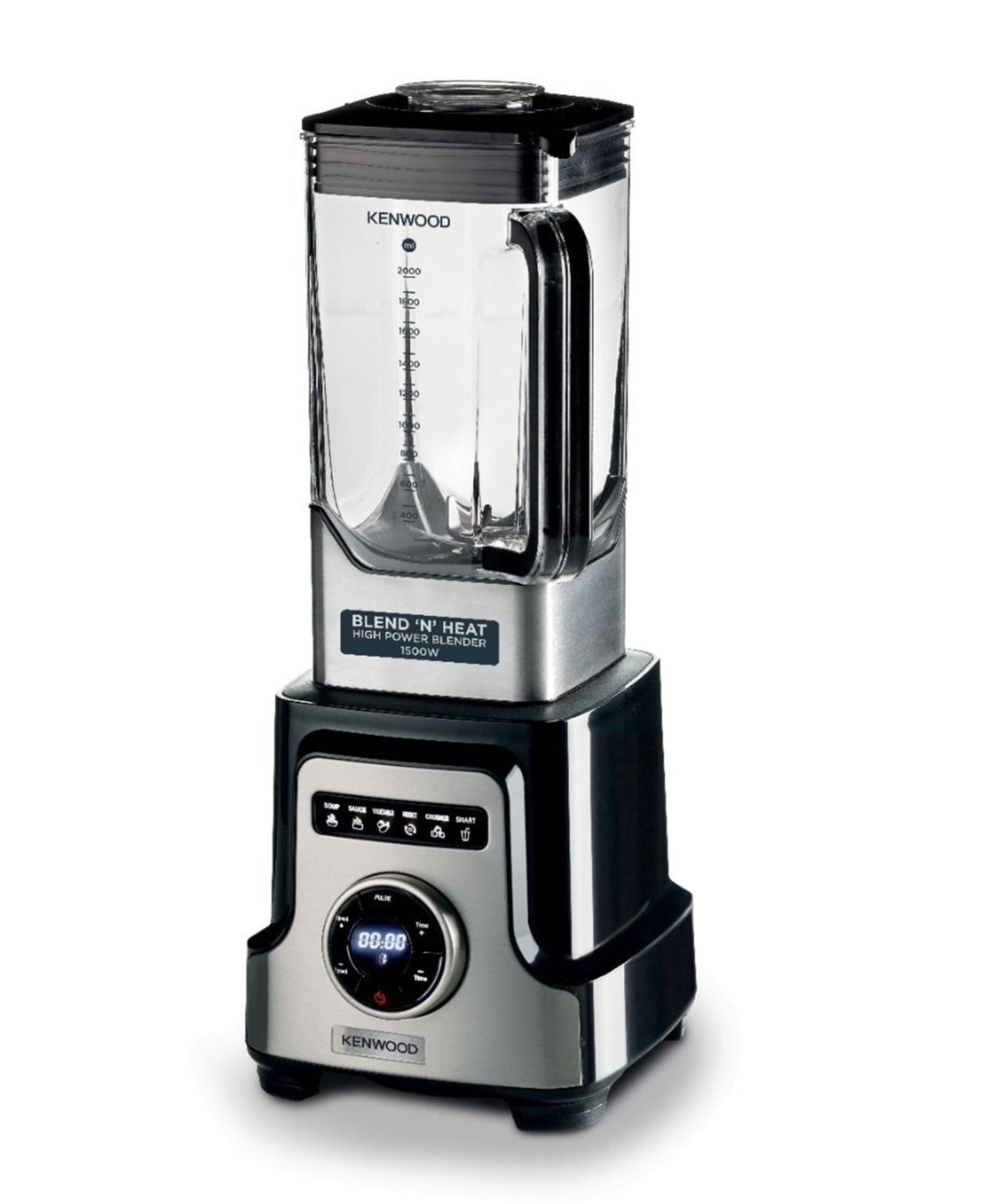 Kenwood Blend n Heat 1500W High Power Blender - Silver