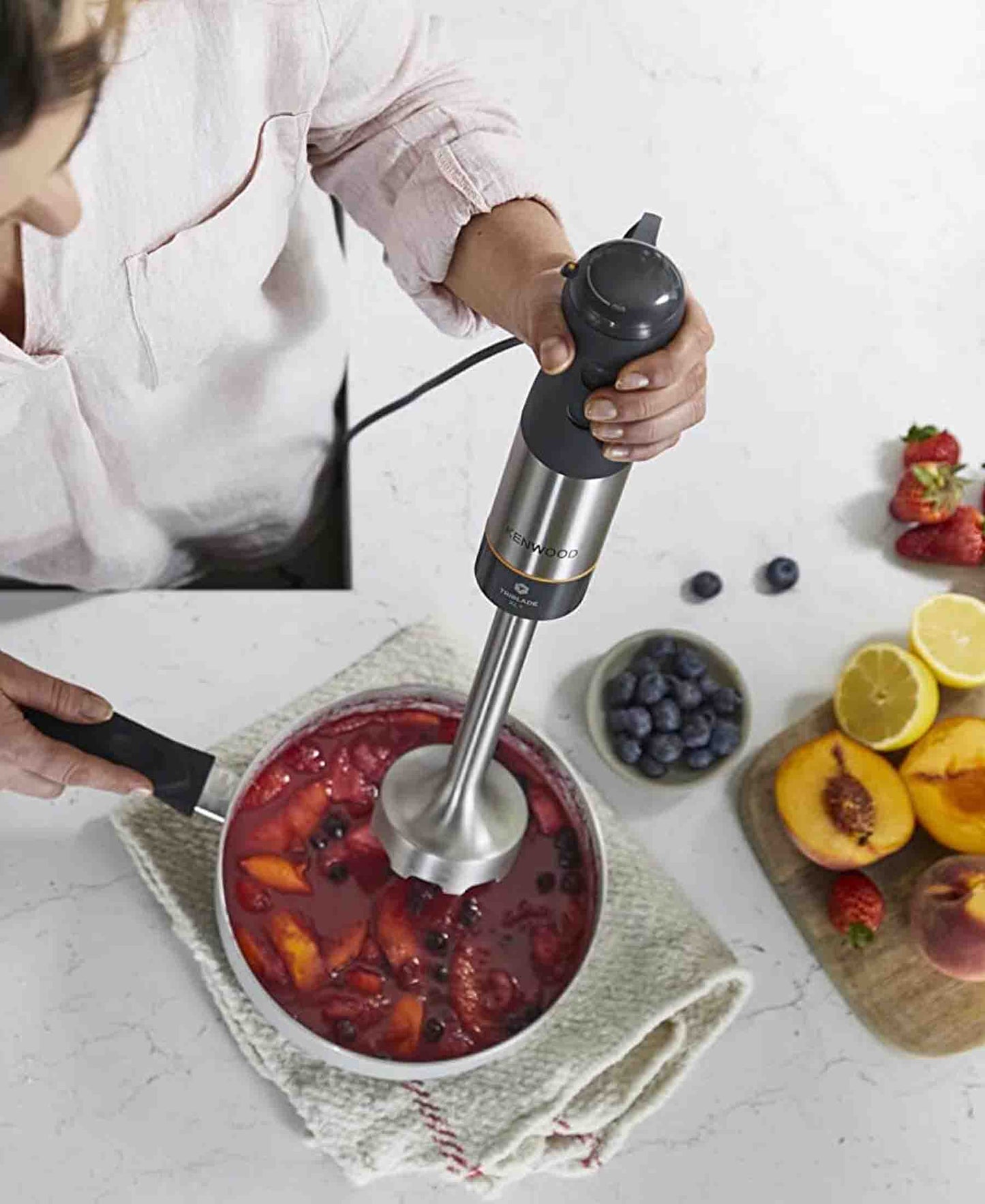 Kenwood Triblade XL Hand Blender - Grey