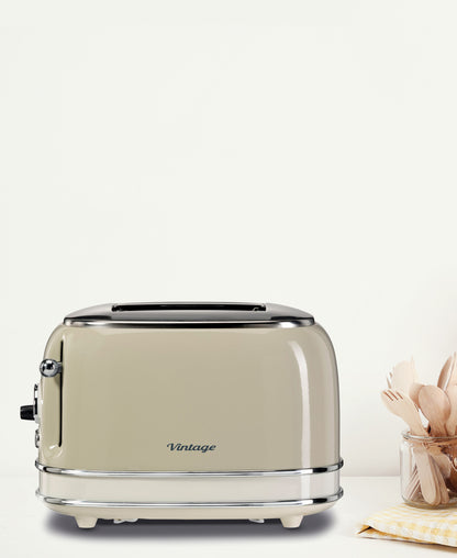 Kenwood Vintage 2 Slice Toaster - Beige