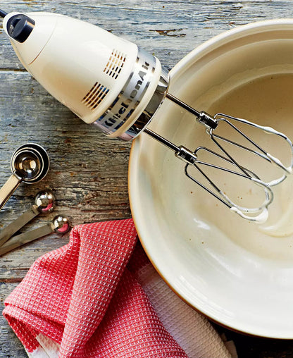 KitchenAid Handmixer 9 Speed - Almond Cream