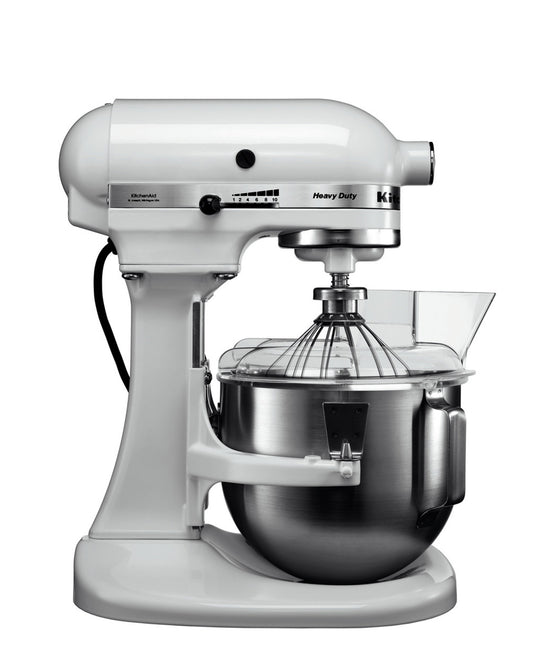 KitchenAid Heavy Duty Bowl-Lift 4.8L Stand Mixer - White