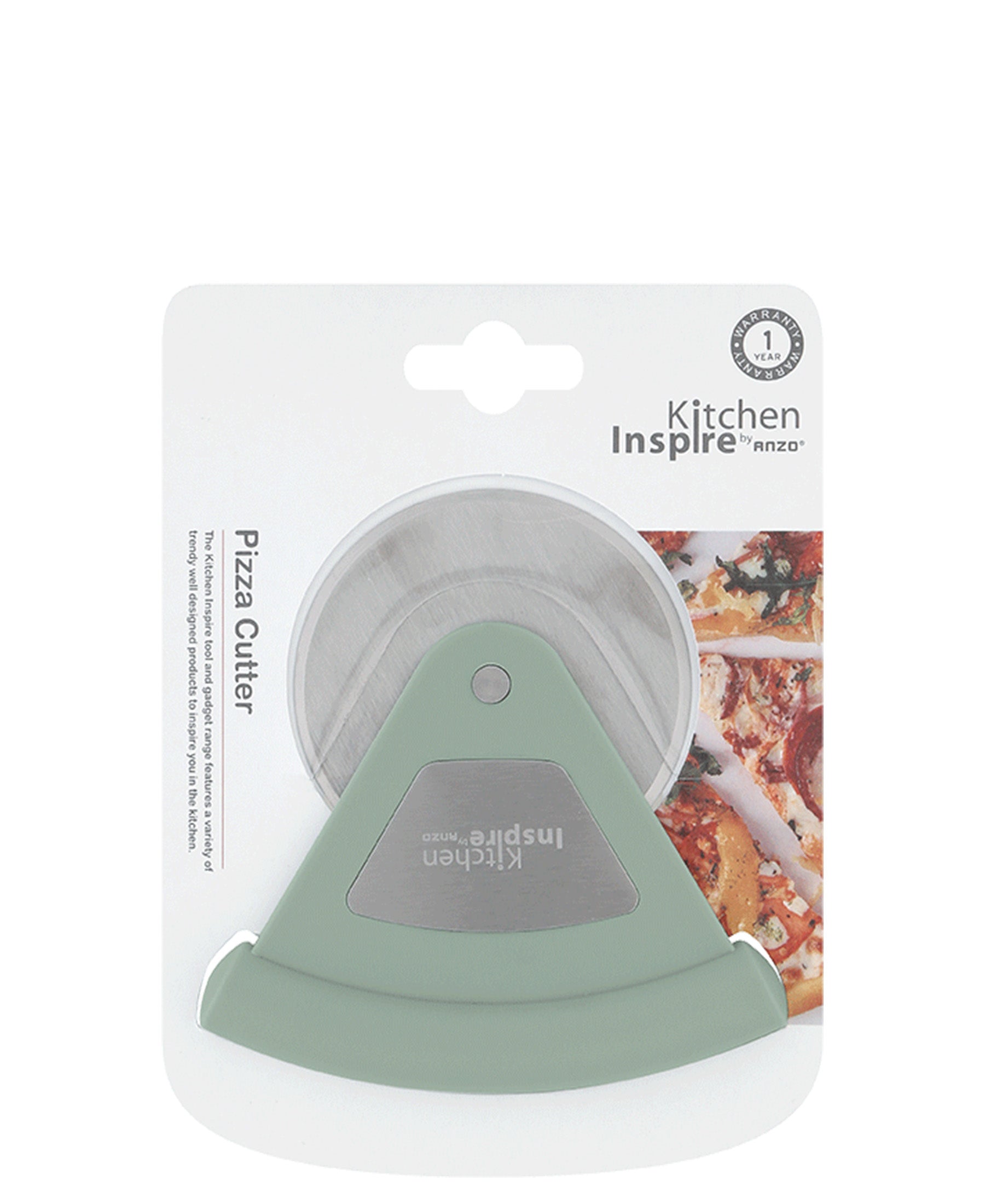 Kitchen Inspire Pizza Cutter - Mint