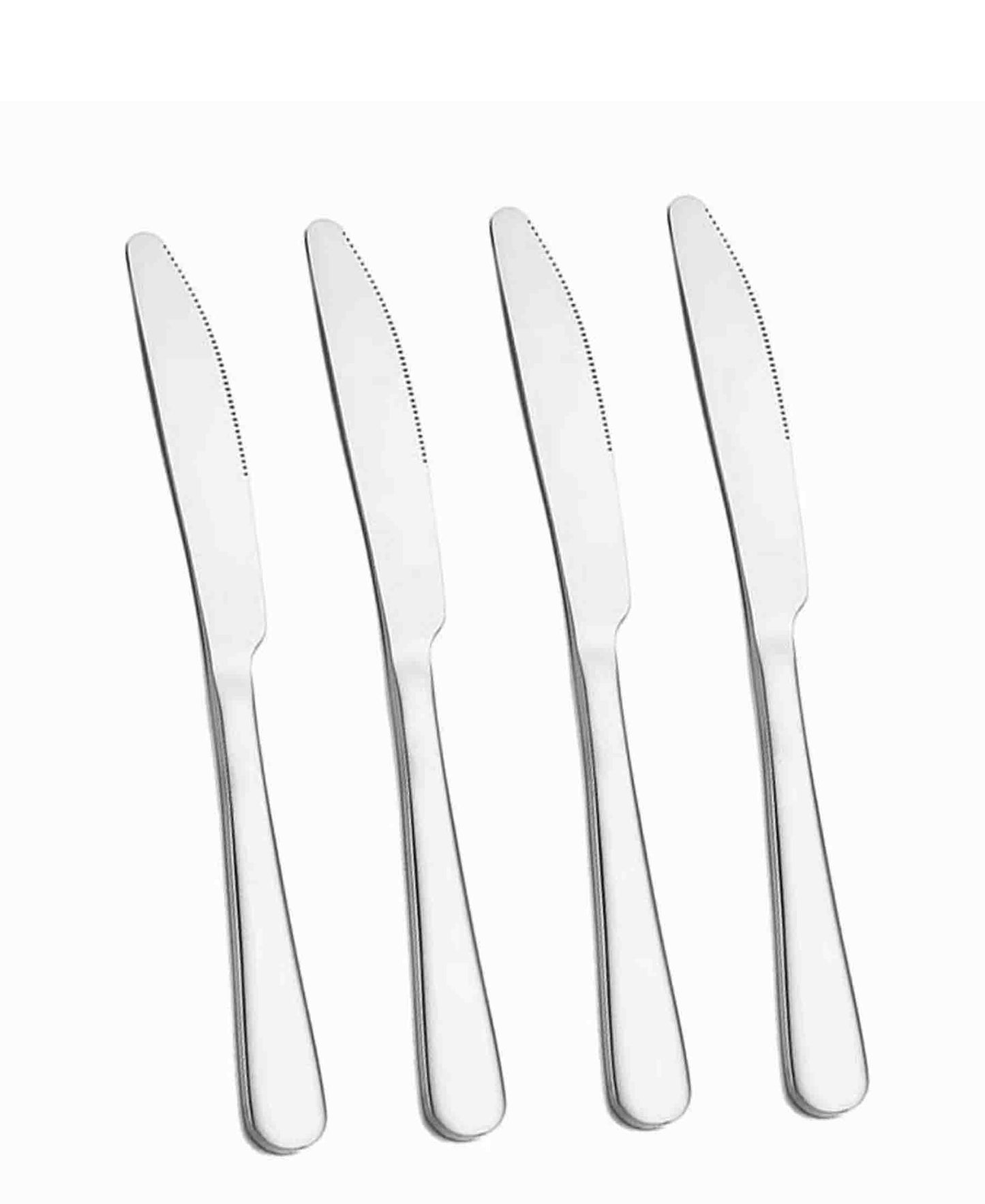 Kitchen Life 4 Piece Knife Set - Silver