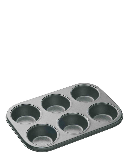 Kitchen Life 6 Cup Jumbo Muffin Pan - Grey