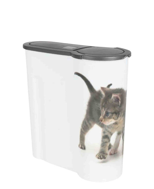 Kitchen Life Cat Food Storage Container - White