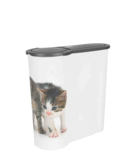 Kitchen Life Cat Food Storage Container - White