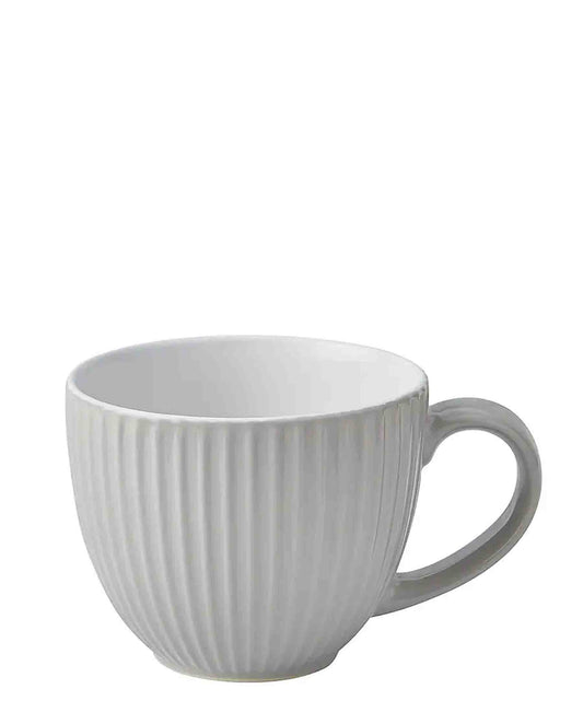Kitchen Life Ceramic Soup Mug - White & Grey
