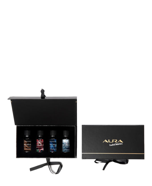 Aura Limited Edition Fragrance Oils Gift Box - Black