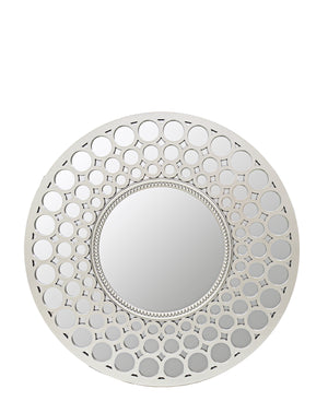 Kitchen Life Lexy Circle Mirror - Silver