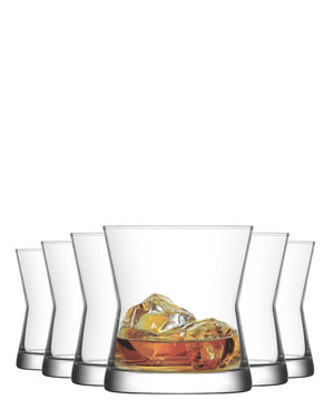 LAV Derin 6 Piece Tumblers - Clear