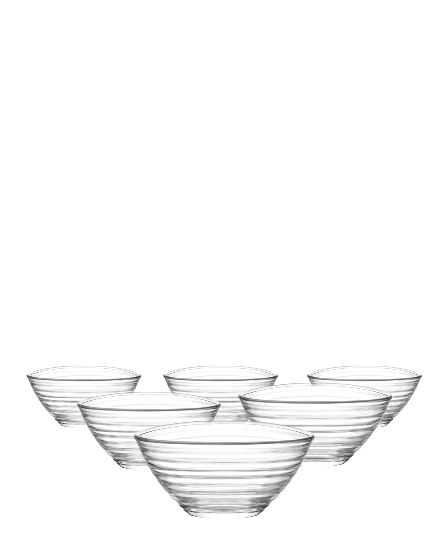 LAV Derin 6 Piece Sauce Bowls - Clear