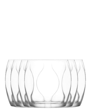 LAV Lena Whiskey 6 Piece Glasses - Clear