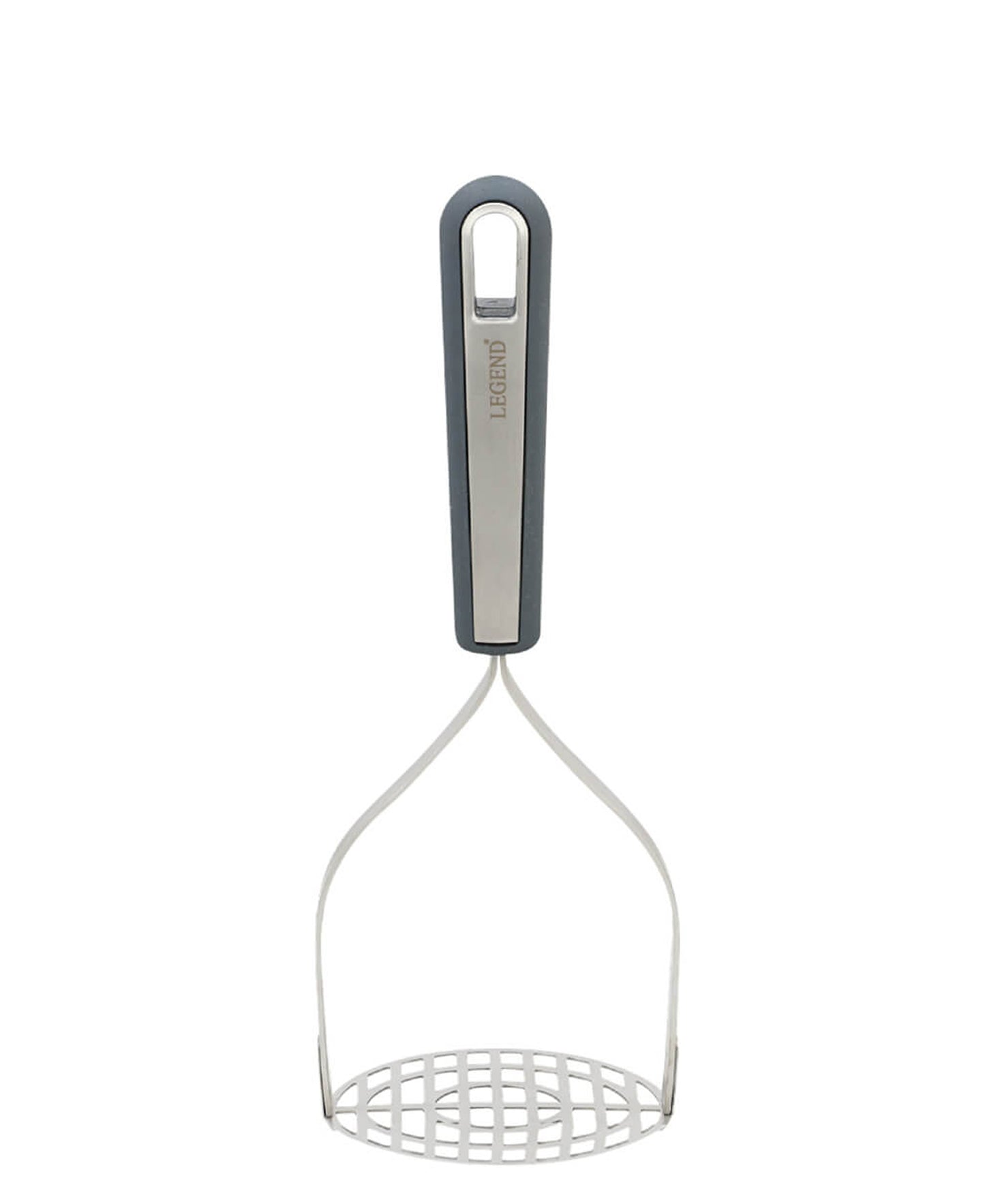 Legend Premium Stainless Steel Potato Masher - Grey
