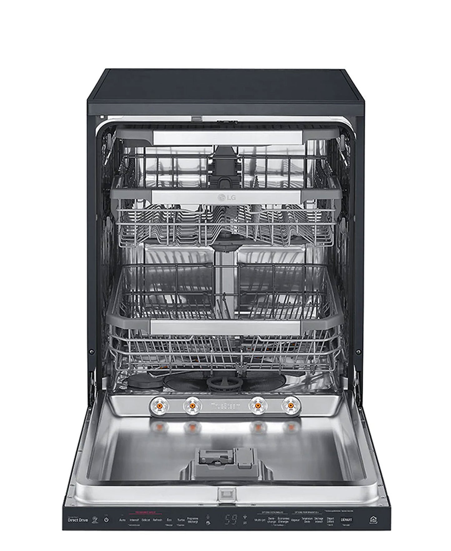 LG 14 Plate Steam Dishwasher - Matte Black