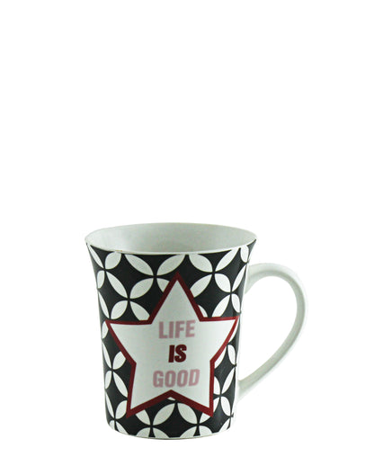 Kitchen Life, "Life Is Good" Mug 300ml - White