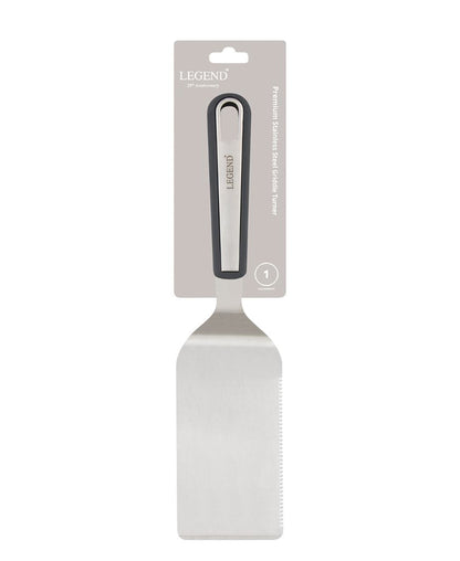 Legend Premium Stainless Steel Griddle Turner - Silver