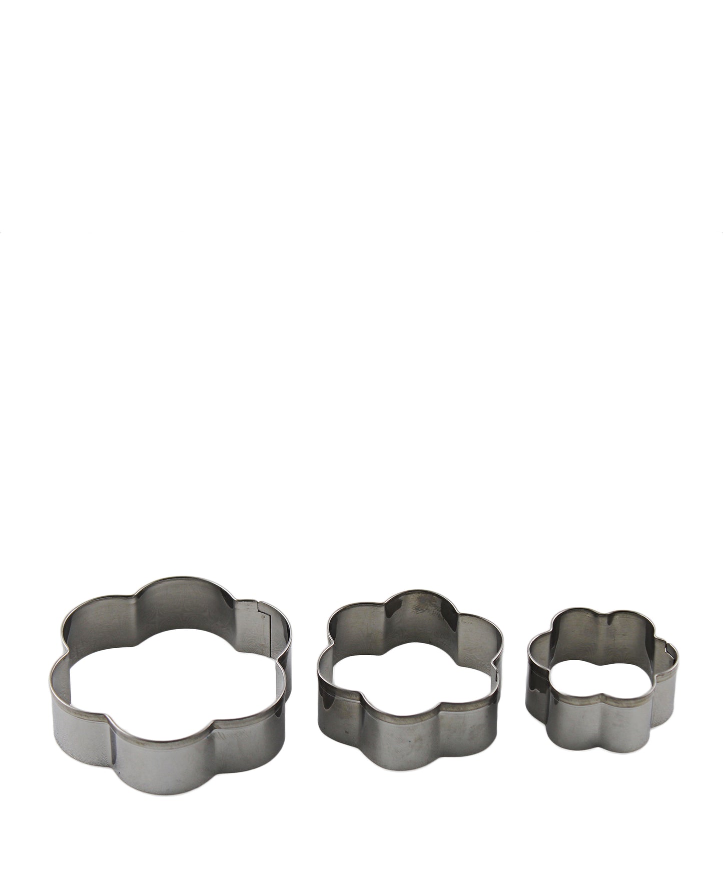 Kitchen Inspire Cookie Cutters Set 6 Piece - Silver
