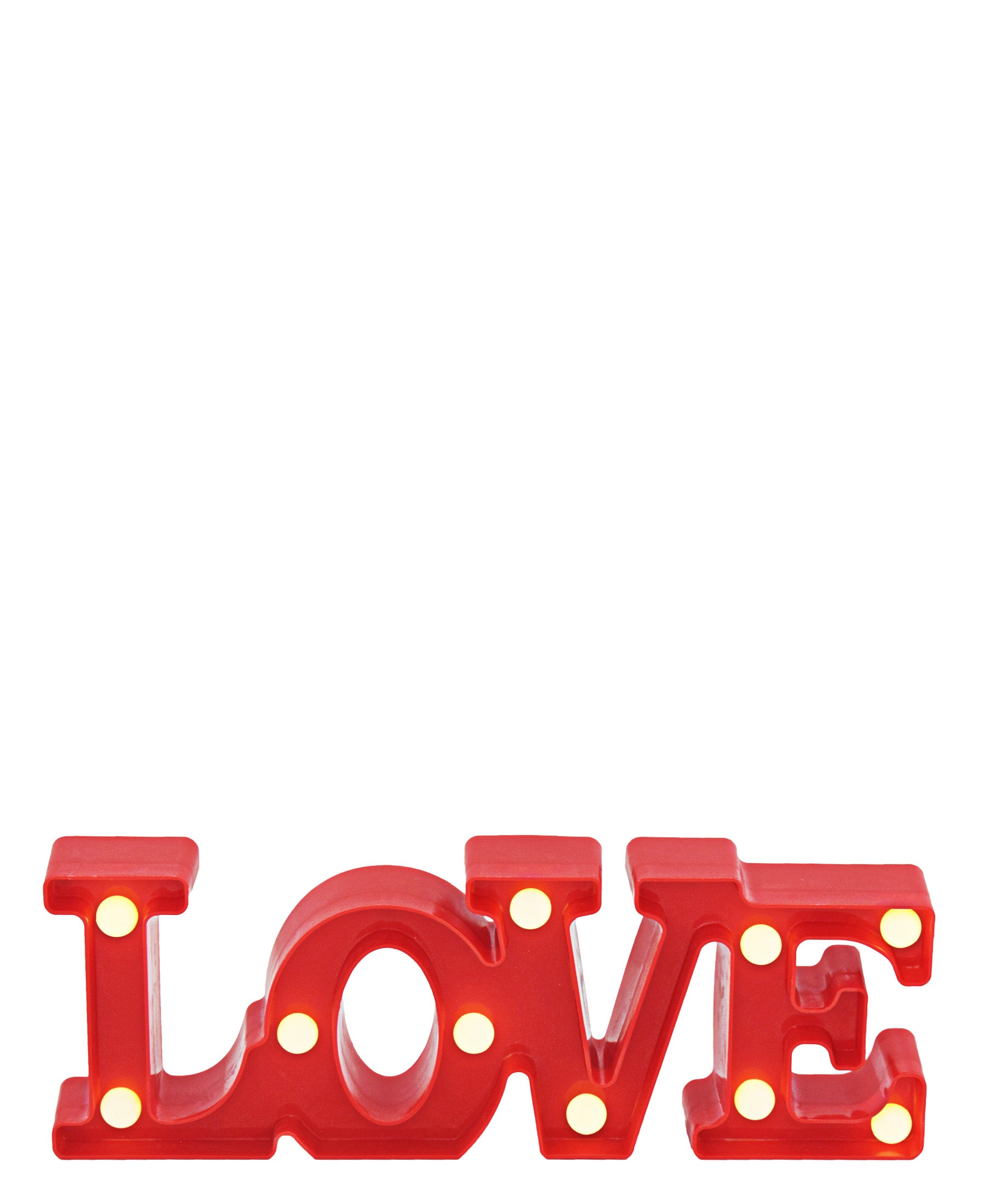 Lovers Design 3D LED Love Sign - Red – The Culinarium