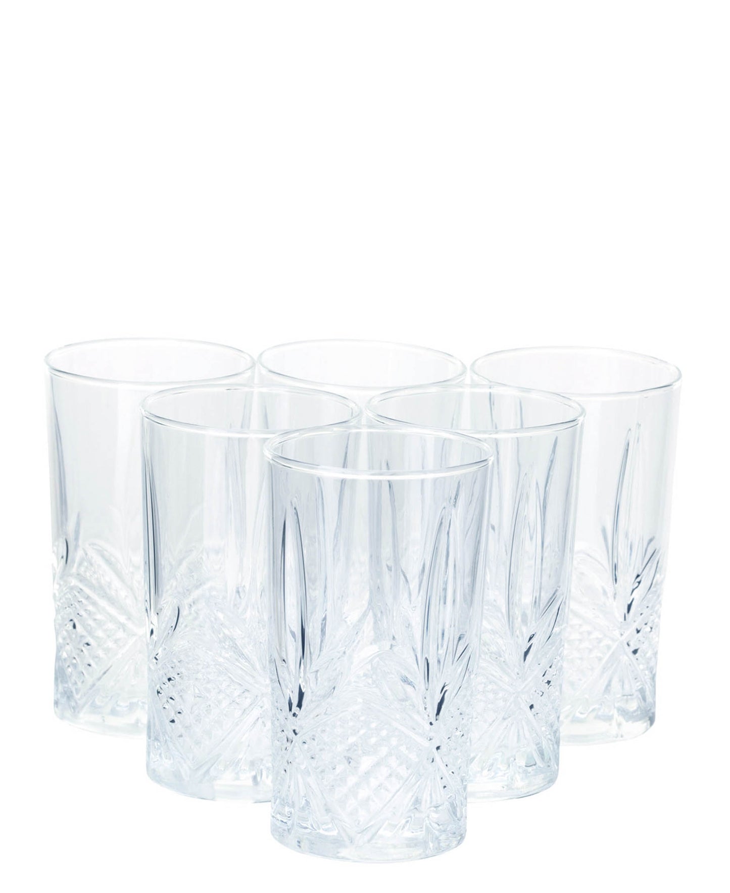 Luminarc 6 Piece Rhodes 280ml Hi-Ball Tumbler Set  - Clear