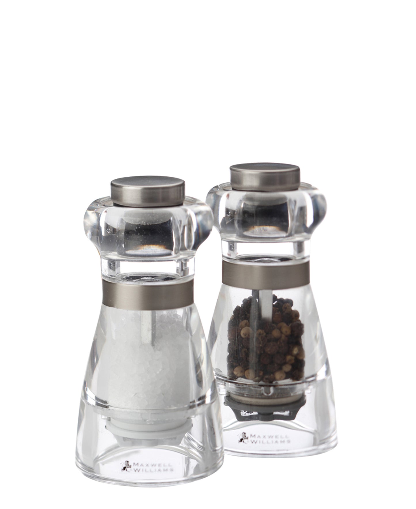 Maxwell & Williams Dynasty Acrylic Salt & Pepper Mill Set 11cm