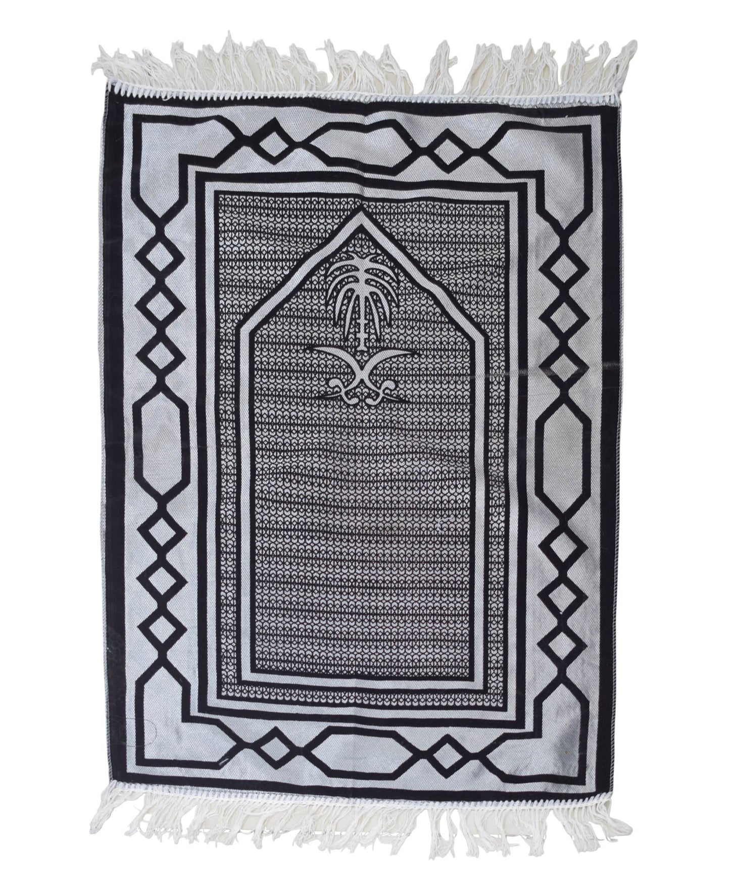 Musalaah Musallah Prayer Mat - Black & Grey – The Culinarium