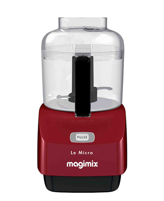 Magimix 800ML Le Micro Compact Food Processor - Red