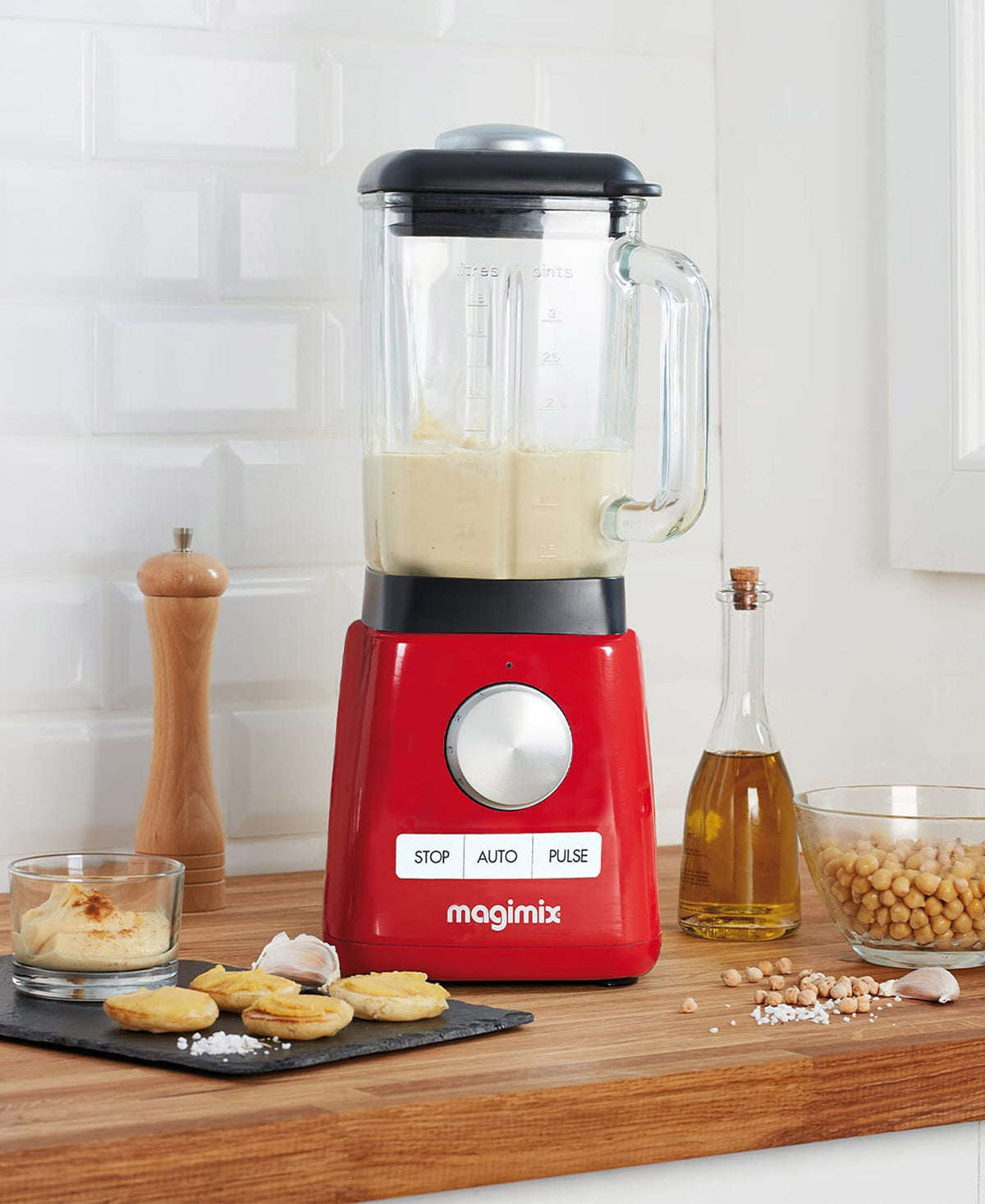 Magimix Power Jug Blender 1.8L Red The Culinarium