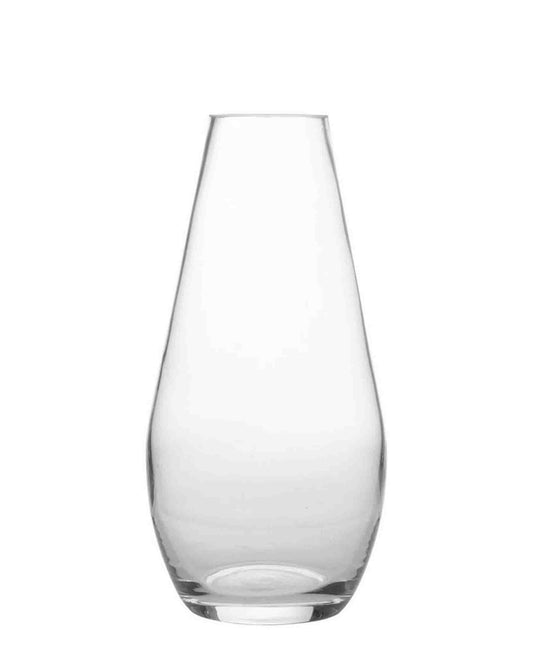 Diamante Teardrop Vase 25cm - Clear