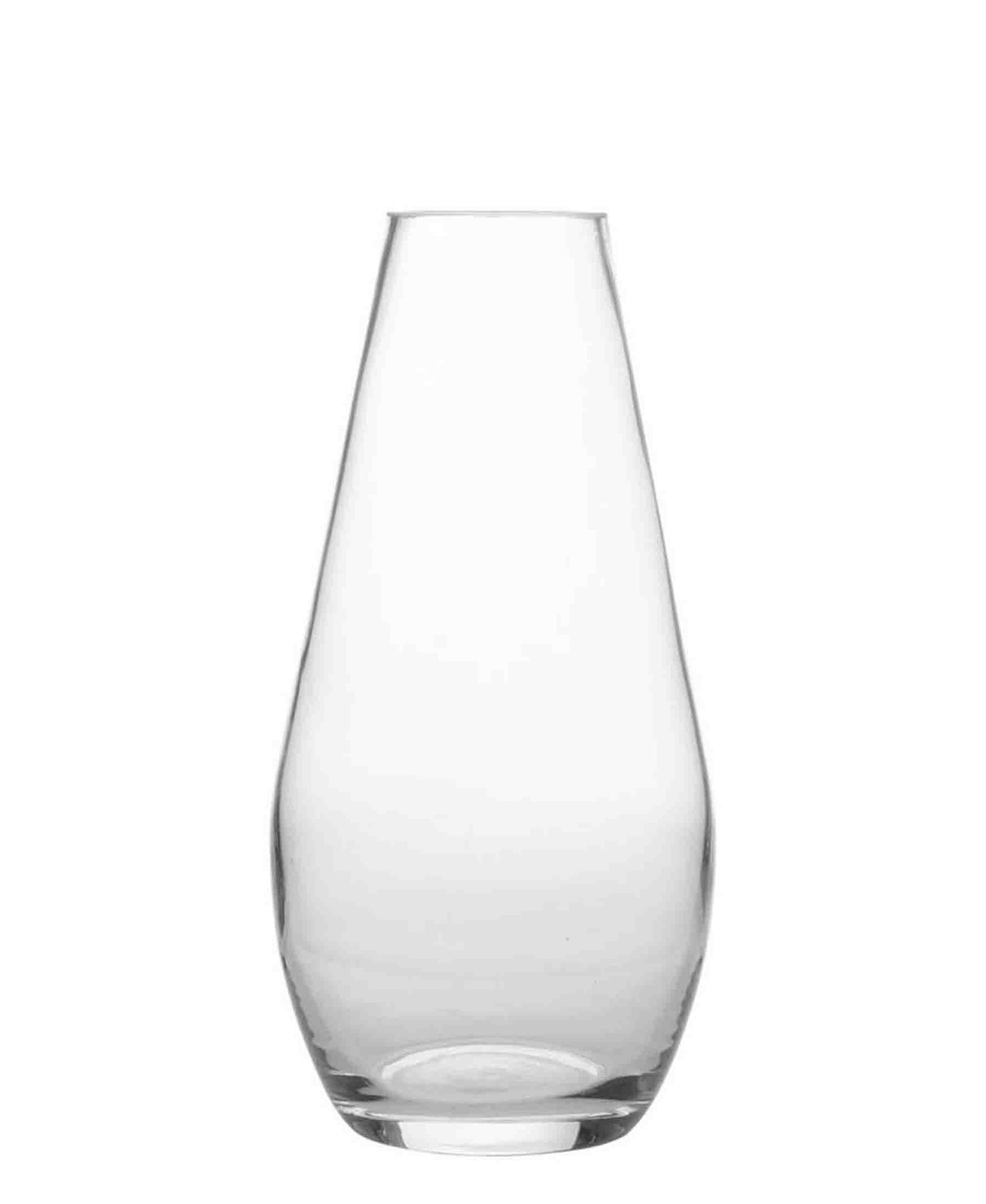 Diamante Teardrop Vase 35cm - Clear