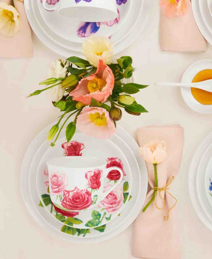 Katherine Castle Floriade Breakfast Cup & Saucer 480ML Roses