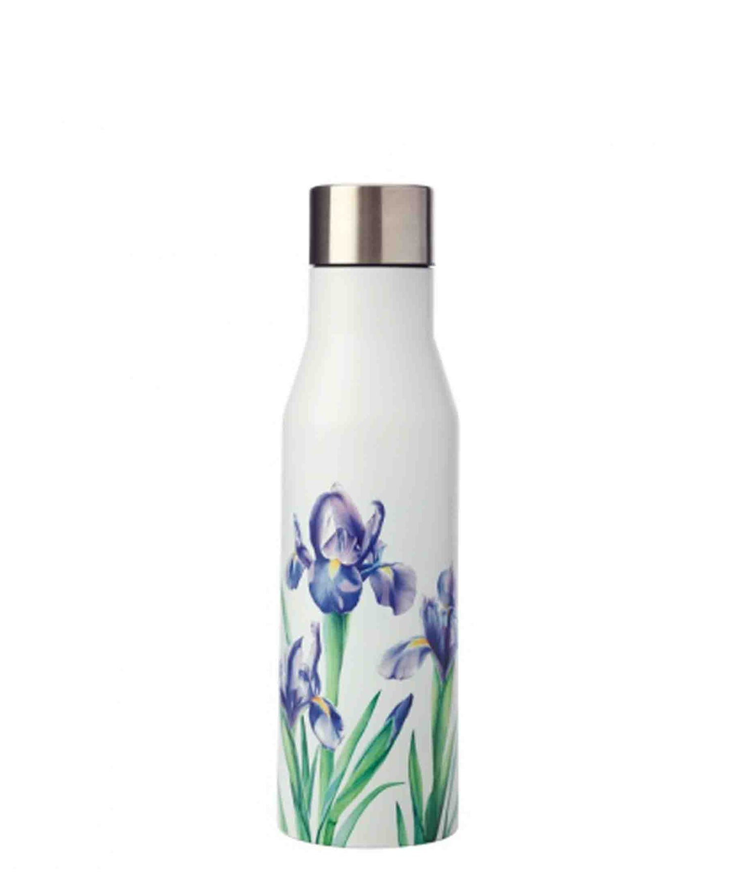 Katherine Castle Floriade Double Wall Insulated Bottle 400ML Irises