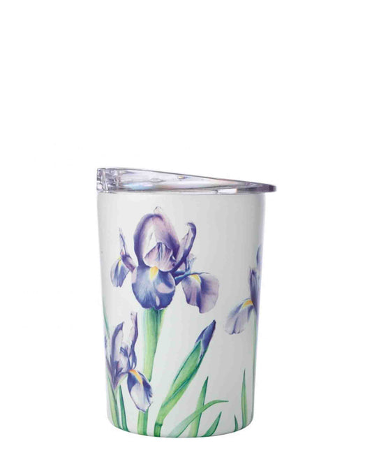 Katherine Castle Floriade Double Wall Insulated Cup 360ML Irises