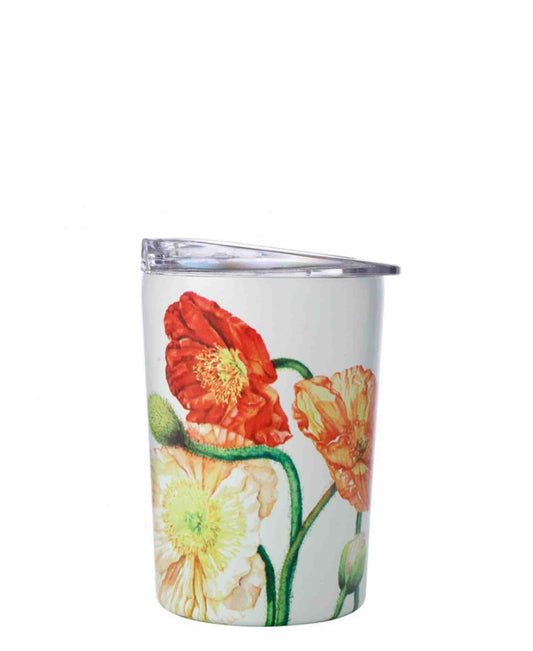Katherine Castle Floriade Double Wall Insulated Cup 360ML Poppies