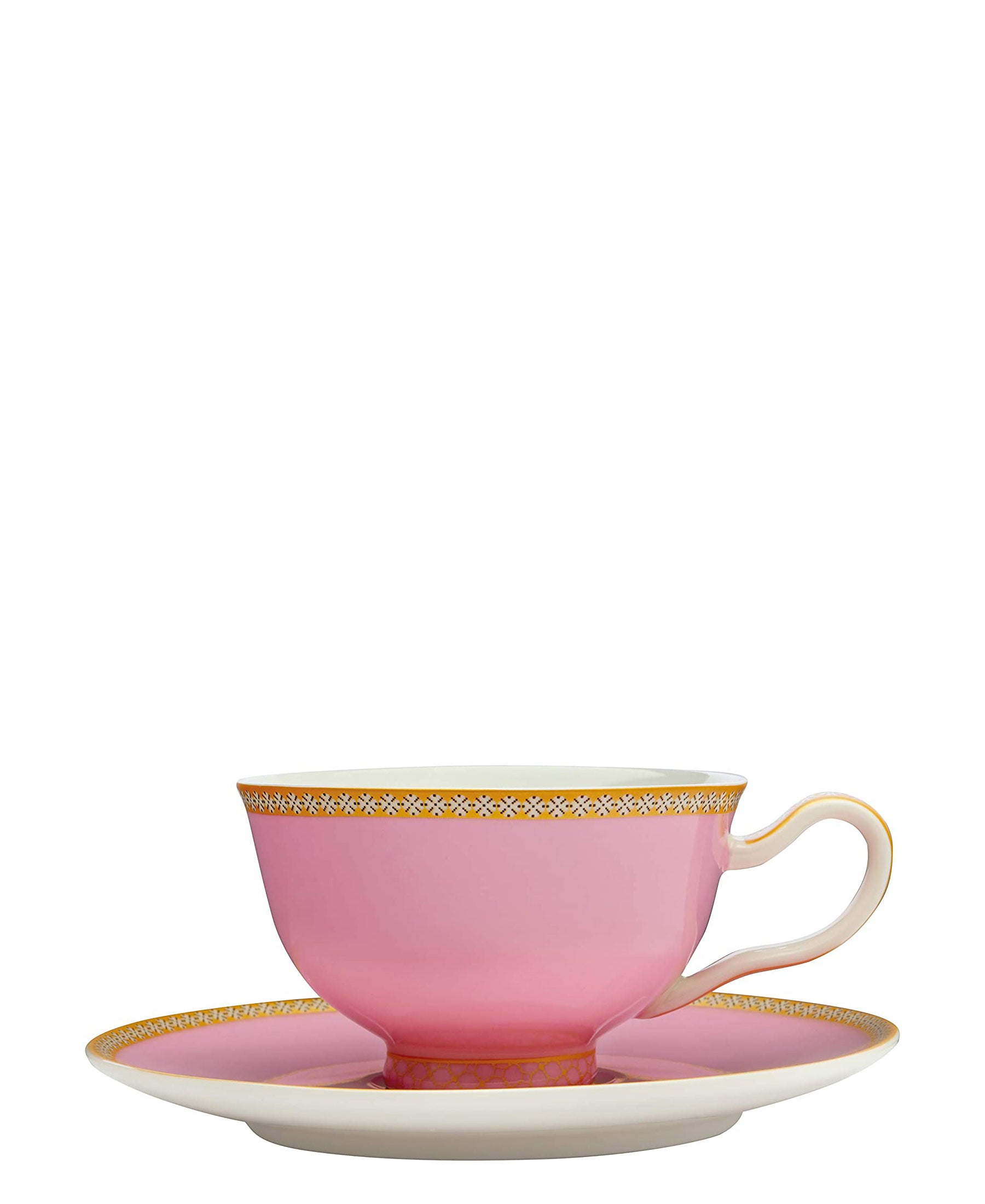Maxwell & Williams Kasbah Footed Cup & Saucer - Pink