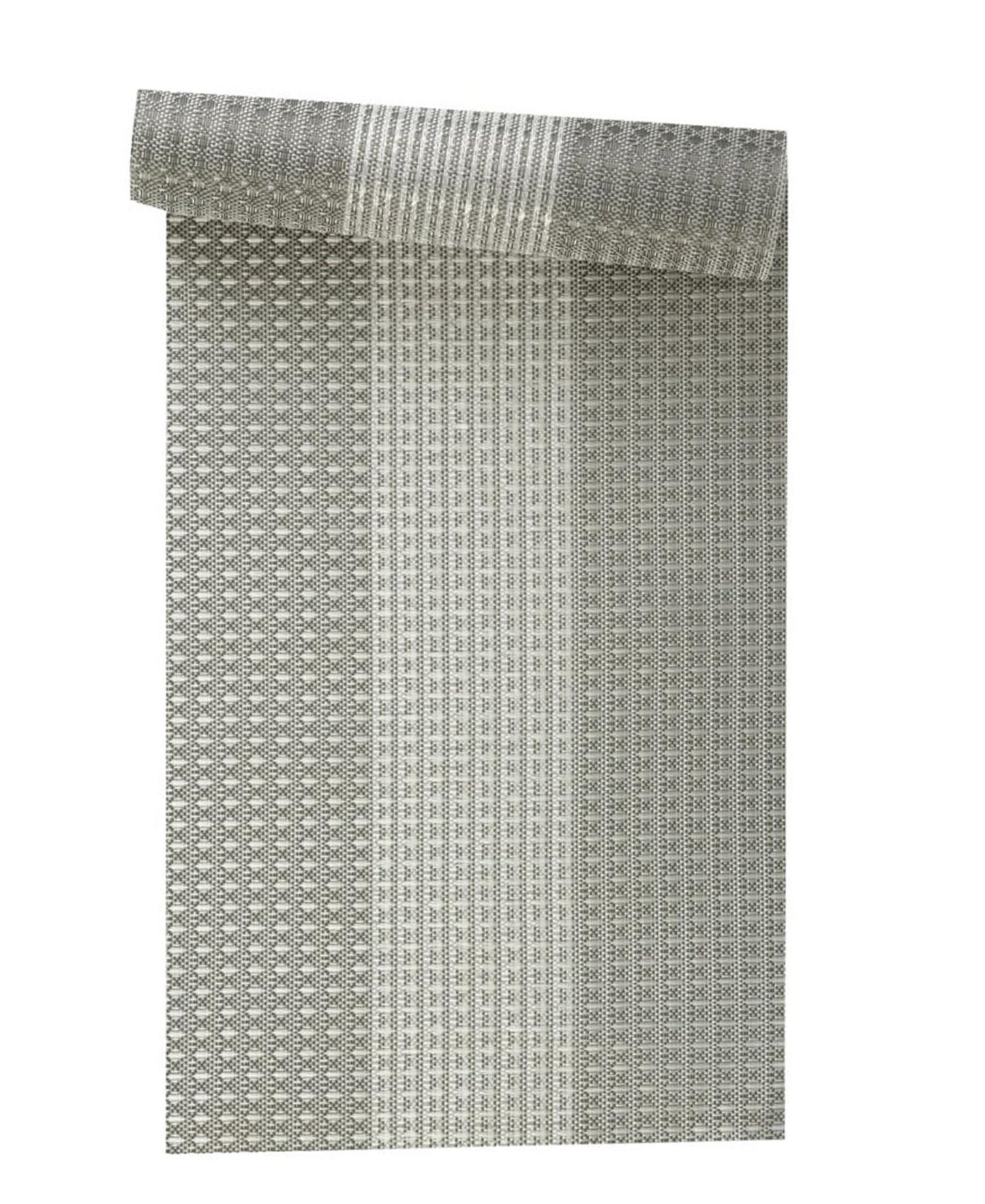 Maxwell & Williams Table Accents Woven Lurex 30 x 150cm Table Runner - Grey