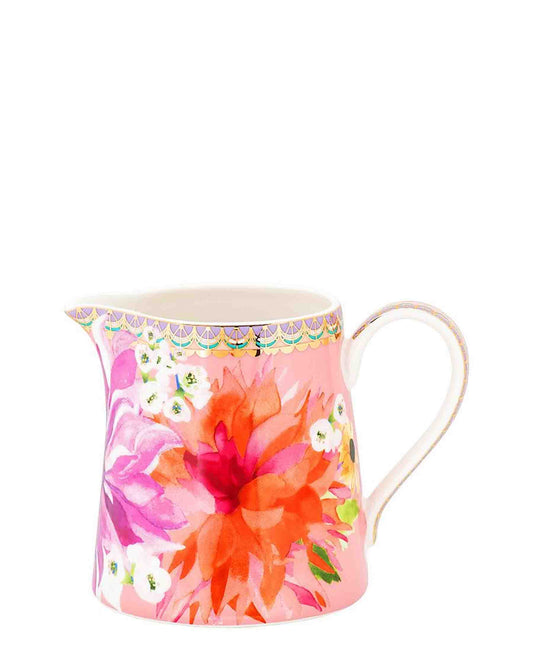 Maxwell & Williams T's & C's Dahlia Daze Creamer 230ML Pink Gift Boxed