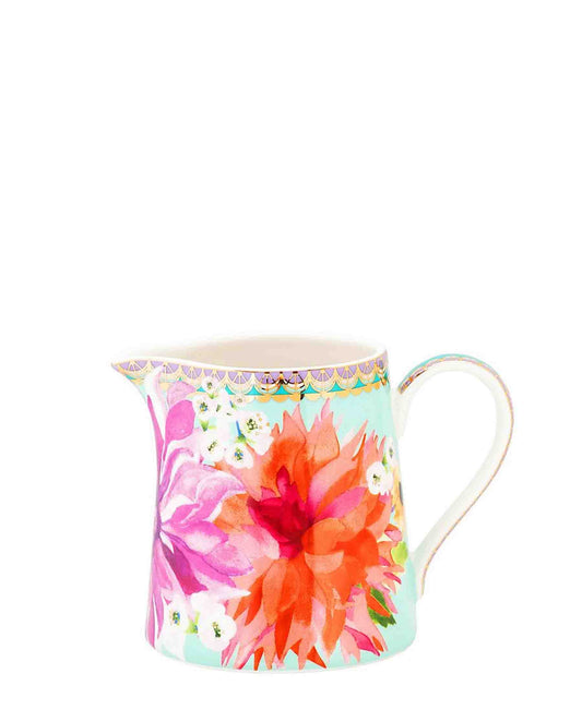 Maxwell & Williams T's & C's Dahlia Daze Creamer 230ML Sky Gift Boxed