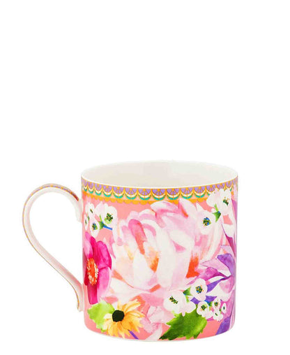Maxwell & Williams T's & C's Dahlia Daze Mug 430ML Pink Gift Boxed