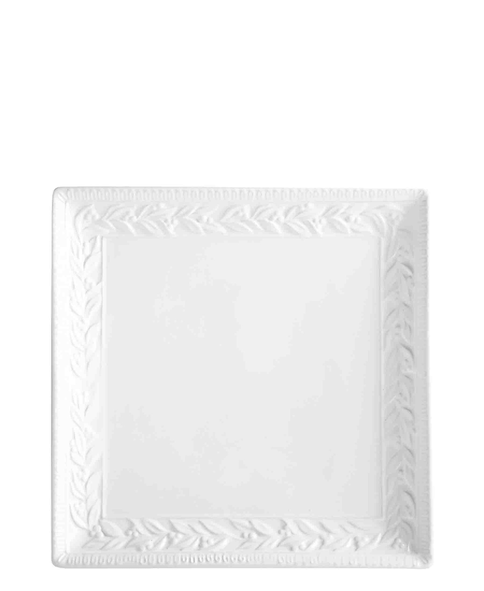 Casa Domani Leccino Square Platter 34cm - White