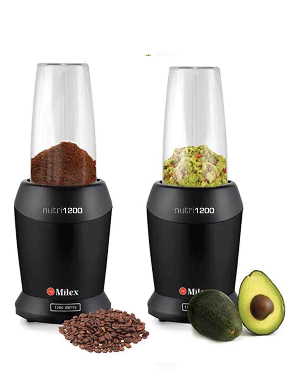 Milex Nutri1200 8In1 Nutritional Blender Black The Culinarium
