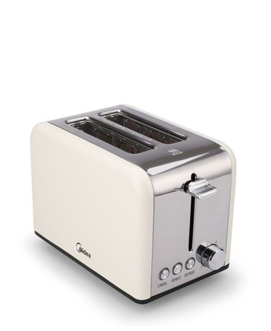 Midea 2 Slice Toaster - Cream