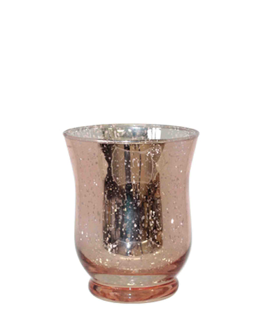 Urban Decor Hurricane Vase - Rose Gold