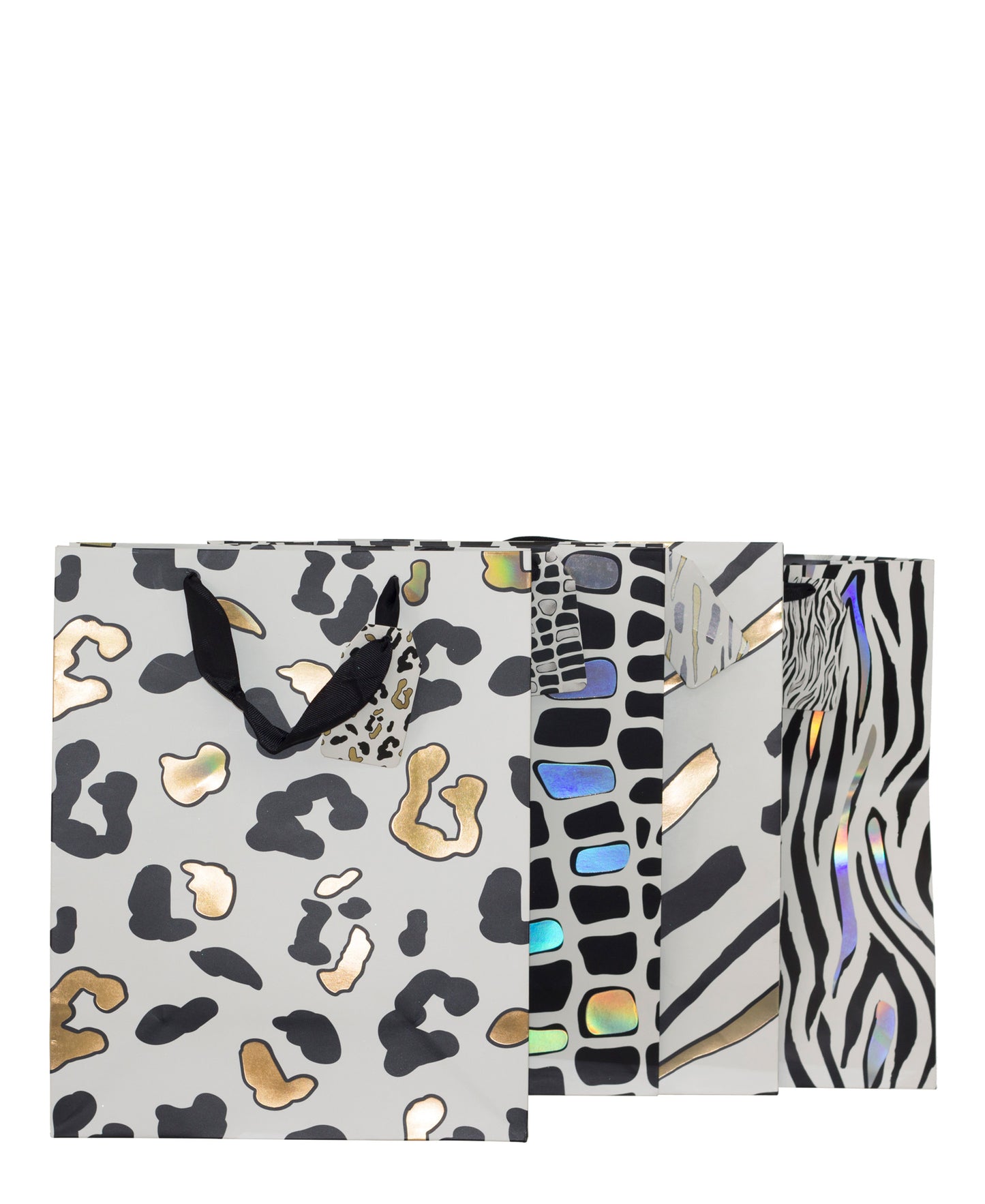 Urban Decor Safari Gift Bag 32 x 26 - Black & White