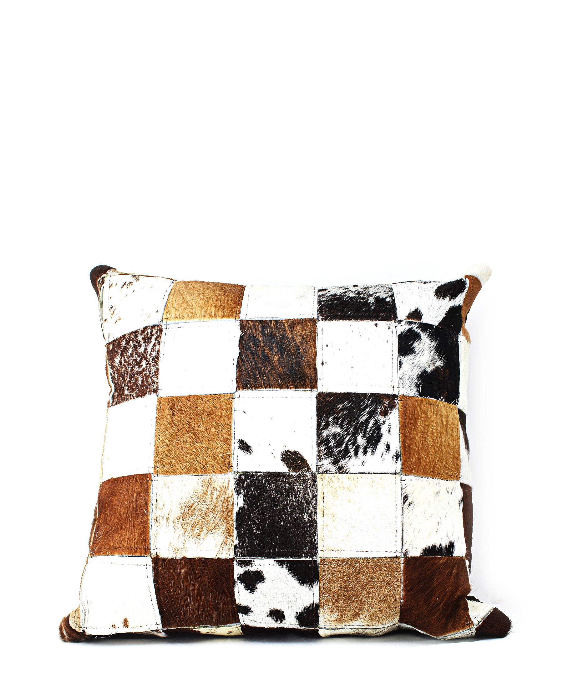 Nguni Hide Scatter Cushion 2 Piece - Brown